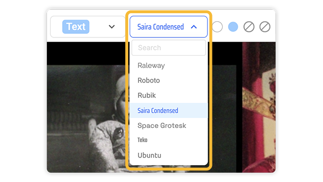 Custom Fonts Video Creator